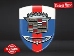 Cadillac Adesivi Logo Personalizzati Design Max Chic Pro Durevoli